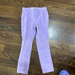 The Beaufort bonnet company lavender corduroy pants girls size 8 euc